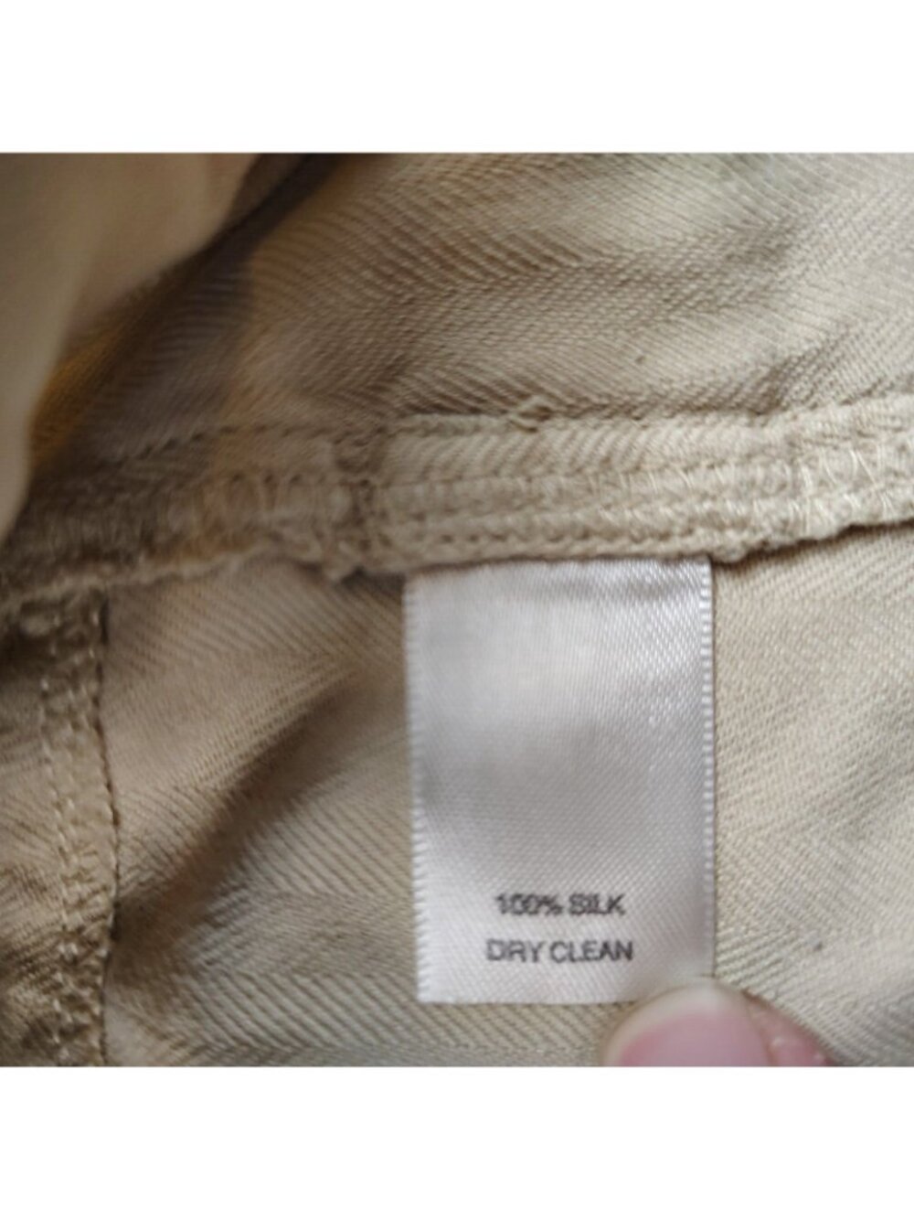 White House Black Market Silk Capri Pants Womens sz 2 - Picture 5 of 9